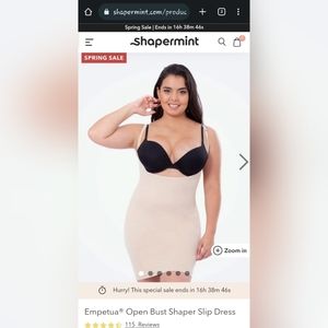 Open Bust Shaper Slip Dress